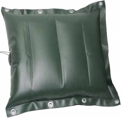 Подушка надувная усиленная ПН Зеленая для байдарок Ладья, Таймень, Neris, Салют