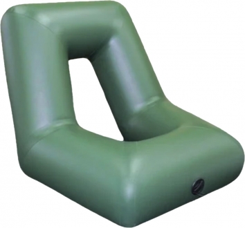 Кресло надувное лодочное КН-60 Зеленое усиленное