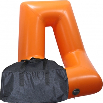 Кресло надувное лодочное КН-60 Оранжевое в комплекте с сумкой К-КН-60-06