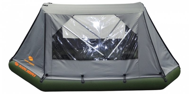 Палатка для лодки Колибри КМ-360D (темно-серая)