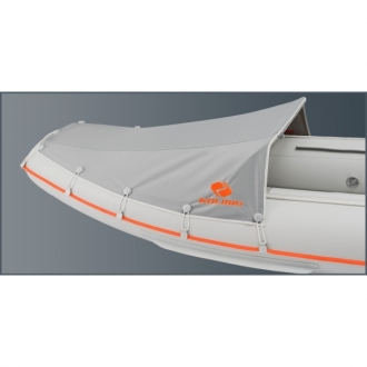 Носовой тент для надувной лодки Колибри КМ-300D, KM-330D, KM-360D (малый) серый (33.081.0.34)