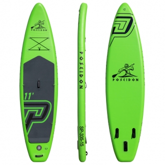 Сап доска Poseidon SP-335-15 двухслойный сапборд для гребли стоя