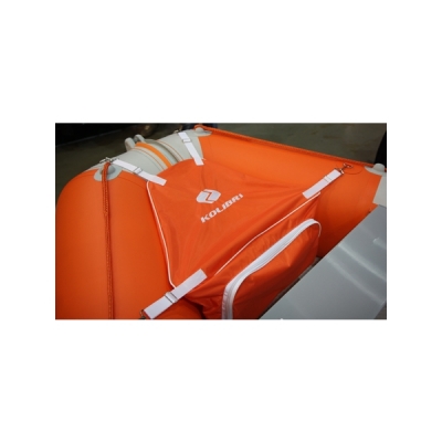 Носовая сумка для лодки ПВХ Kolibri КМ400DSL - КМ450DSL с комплектом креплений оранжевая