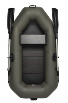 Резиновая лодка одноместная Grif boat G-190, лодка пвх полуторка, одноместные надувные лодки