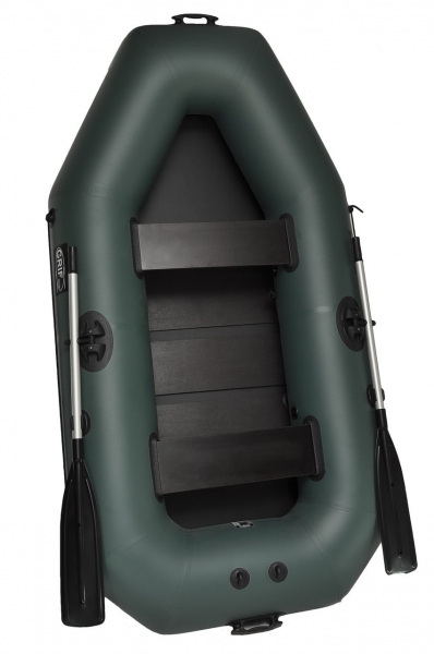 Лодка надувная 2 местная Grif boat GK-250, двухместная лодка резиновая, гребные лодки 38 баллон, резиновая надувная лодка ПВХ, лодка 250 гриф