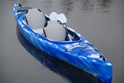 Каяк Колибри Twin-Go!, туристический (двухместный), синий