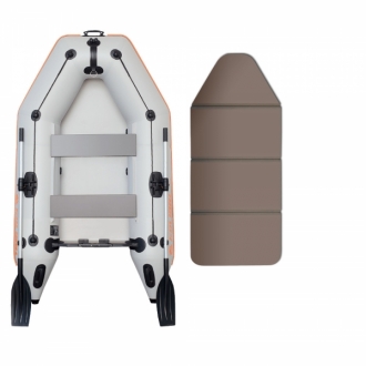 Надувная моторная лодка Колибри КМ-245 двухместная со слань-книжкой
