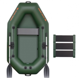 Надувная лодка Колибри К-220 одноместная, слань-коврик