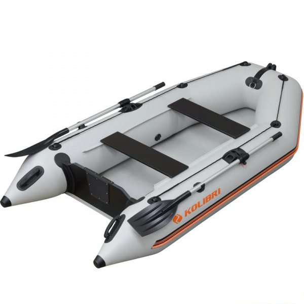 Надувная лодка Колибри КМ-280 зеленая, без настила