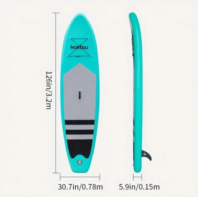 САП доска бирюзовая для сёрфинга, сапборд для гребли стоя