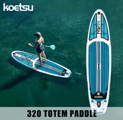 САП доска синяя для сёрфинга, сапборд для гребли стоя