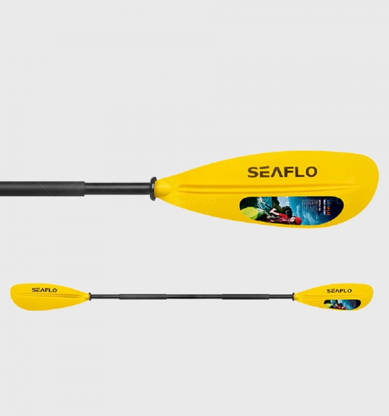 Пластиковый каяк SeaFlo SF-2002-RD, каяк корпусный 1 местный, красный каяк